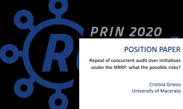 REACT Position Paper 2023/05: Repeal of concurrent audit over initiatives under the NRRP: what the possible risks?